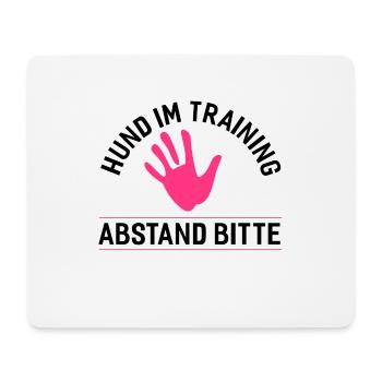 Hunde – Shirt Lieblingstier Training Geschenk - Mousepad (Querformat) - Weiß - Vorne