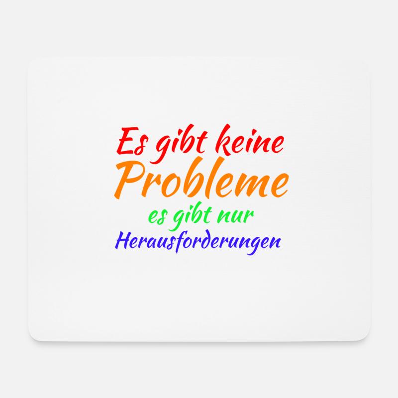 SPRUCH SPRÜCHE MOTIVATION - Mousepad (Querformat) - Weiß