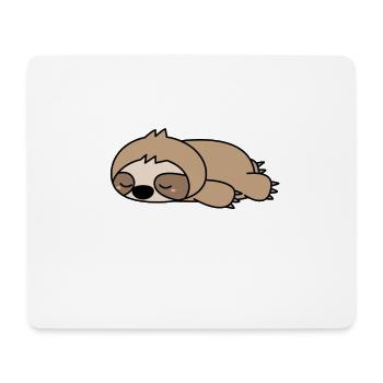 Sloth today not Funny sloth t shirt - Mouse Pad (horizontal) - white - Front