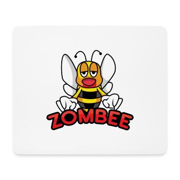 ZOMBEE idée cadeau drôle d'insecte abeille zombie - Tapis de souris (format paysage) - blanc - Devant