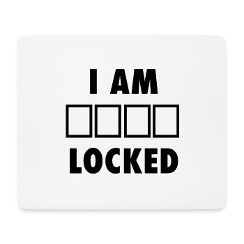 I Am Sher Locked Sherlock Holmes Insider Geschenk - Mousepad (Querformat) - Weiß - Vorne