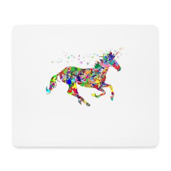 UNICORN Colorful - Mouse Pad (horizontal) - white - Front
