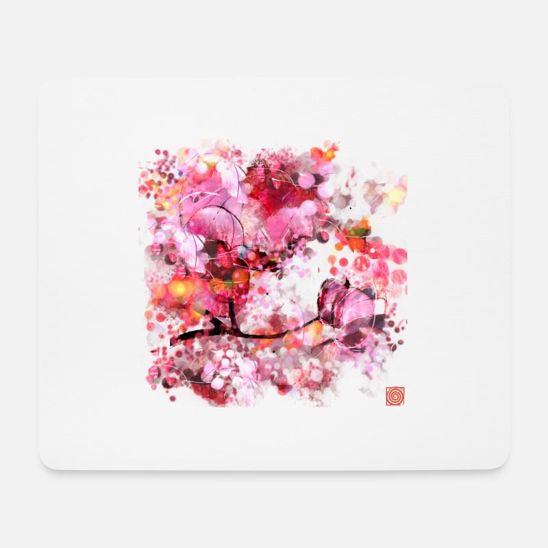 lively colors - Mouse Pad (horizontal) - white