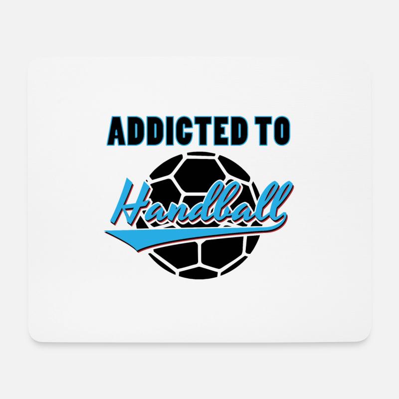 Handball Handbälle Handballer Sport Geschenkidee - Mousepad (Querformat) - Weiß
