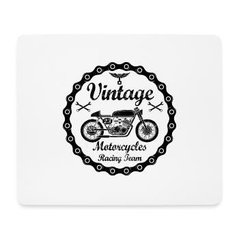 vintage motorcycles 04 - Tapis de souris (format paysage) - blanc - Devant