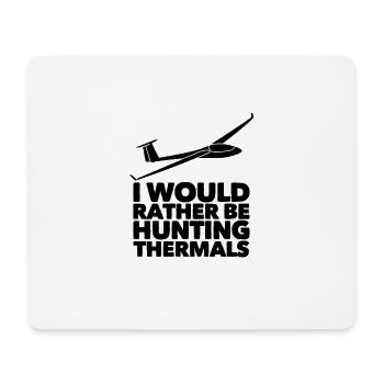 Glider Gliding Gliding Gift Idea - Mouse Pad (horizontal) - white - Front