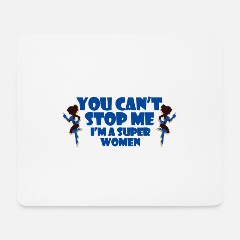 Superwomen - Geschenkidee - Geschenk - Mousepad (Querformat) - Weiß