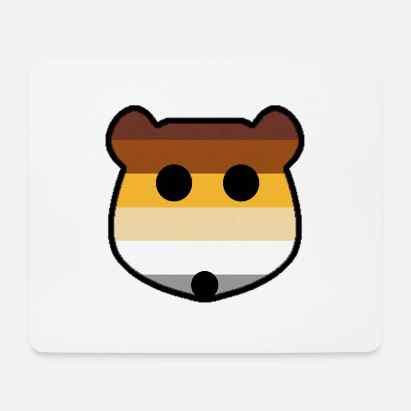 Gay bear - Mouse Pad (horizontal) - white