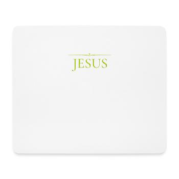 Jesus is Lord, Saves, Christus, Jesus King, Bibel - Mousepad (Querformat) - Weiß - Vorne