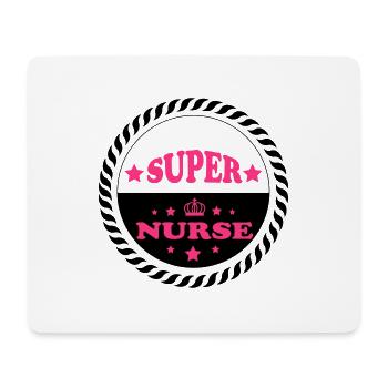 Super nurse - Mousepad (Querformat) - Weiß - Vorne