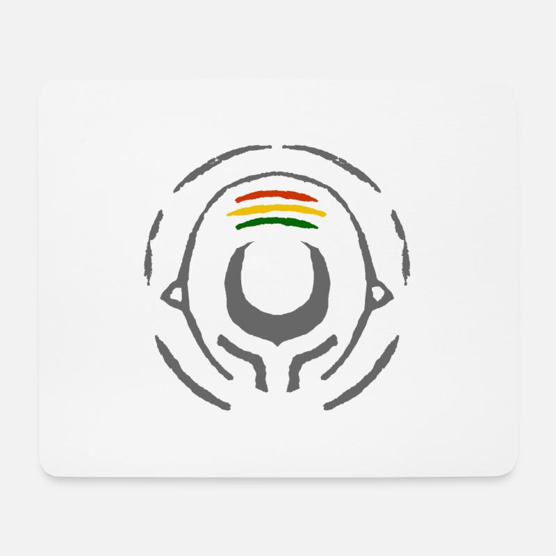 Jah soul - Mousepad (Querformat) - Weiß