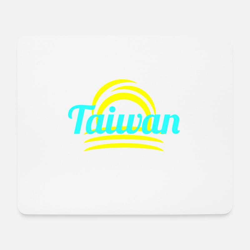 Taiwan - Mousepad (Querformat) - Weiß