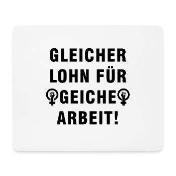 Gegen Sexismus | Feminismus Feministin Geschenke - Mousepad (Querformat) - Weiß - Vorne
