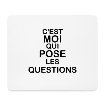 Police - Tapis de souris (format paysage) - blanc - Devant