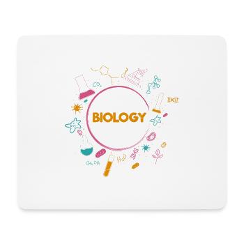 Biologie Nerd Science Microbiologie Cell-fie - Tapis de souris (format paysage) - blanc - Devant