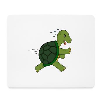turtle - Mouse Pad (horizontal) - white - Front