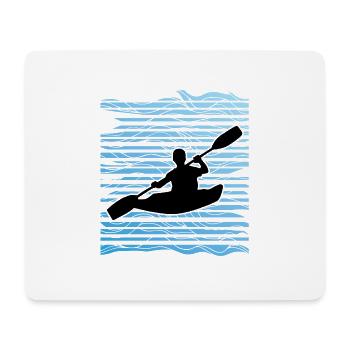 Kayak T-Shirts | Kayaking River Sport Gift - Mouse Pad (horizontal) - white - Front