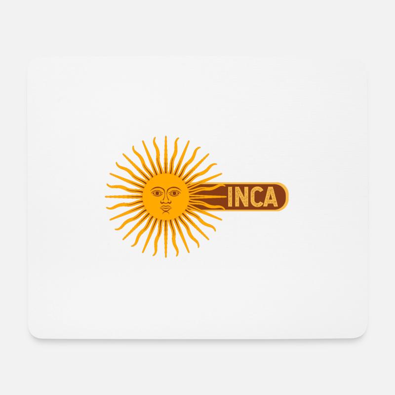 Inka Inca Inti Sonne Peru Geschenkidee - Mousepad (Querformat) - Weiß