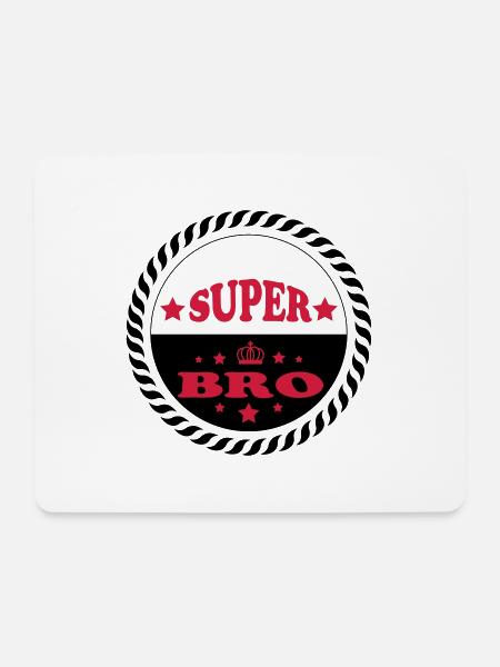 Super bro 111 - Mouse Pad (horizontal) - white