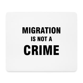 is not a crime | Antifa links gifts - Mouse Pad (horizontal) - white - Front