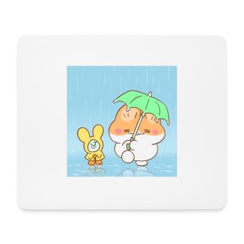 Japan Drawing - Mouse Pad (horizontal) - white - Front