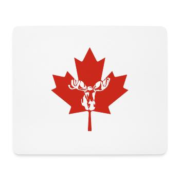 Kanada Elch Tiere in Kanada Geschenkidee - Mousepad (Querformat) - Weiß - Vorne