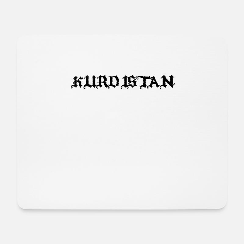 KURDISTAN - Be proud and present Kurdistan - Mouse Pad (horizontal) - white