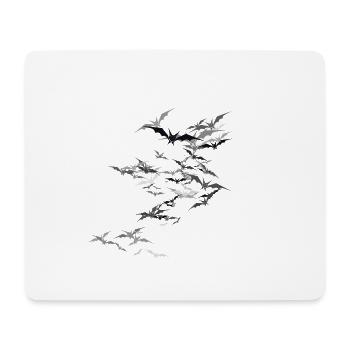 Fledermäuse - Mousepad (Querformat) - Weiß - Vorne