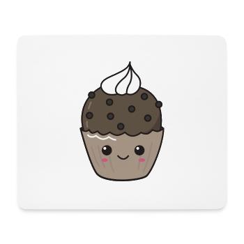 Muffin Kawaii - Tapis de souris (format paysage) - blanc - Devant
