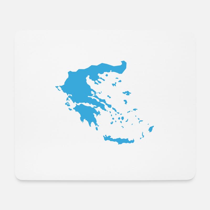 Griechenland - Mousepad (Querformat) - Weiß
