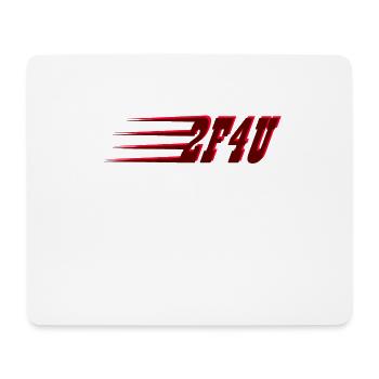 2F4U - Too Fast For You - Mousepad (Querformat) - Weiß - Vorne