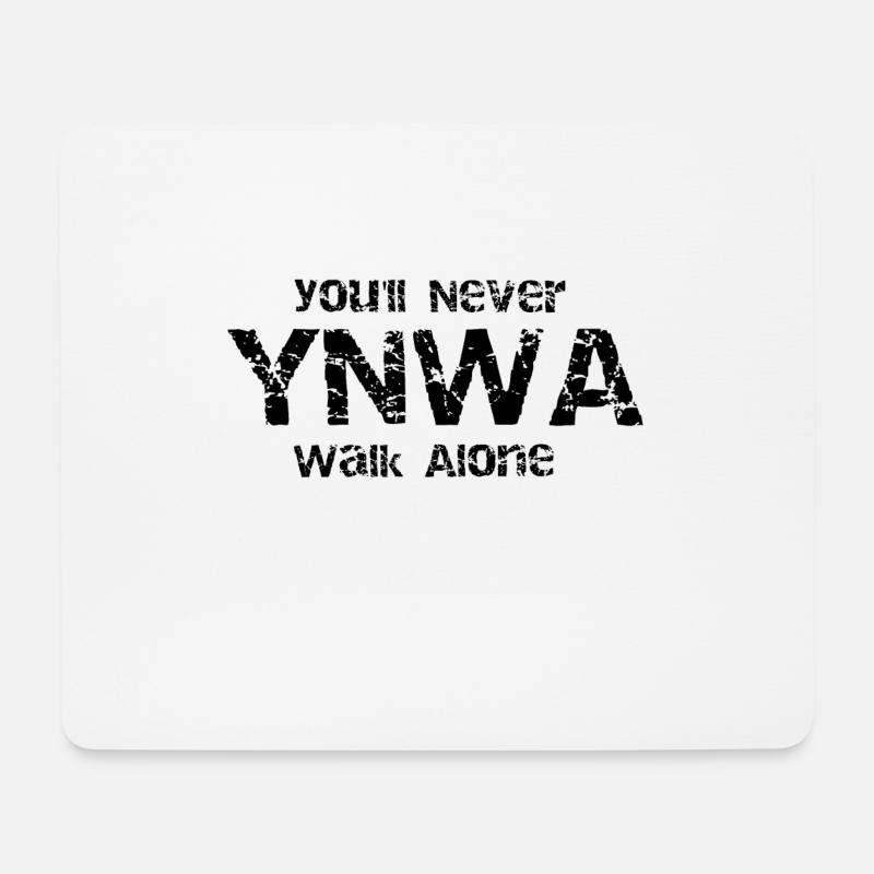 YNWA - Mousepad (Querformat) - Weiß
