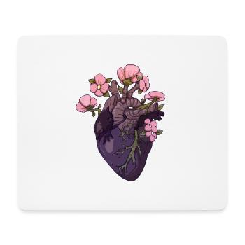 Biologie Anatomisches herz Blumen Pflanzen Life - Mousepad (Querformat) - Weiß - Vorne