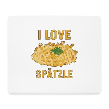 Spätzle T-Shirts | Schwaben Maultaschen Geschenke - Mousepad (Querformat) - Weiß - Vorne