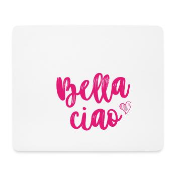 bella ciao, bella ciao, bella ciao - Mousepad (Querformat) - Weiß - Vorne