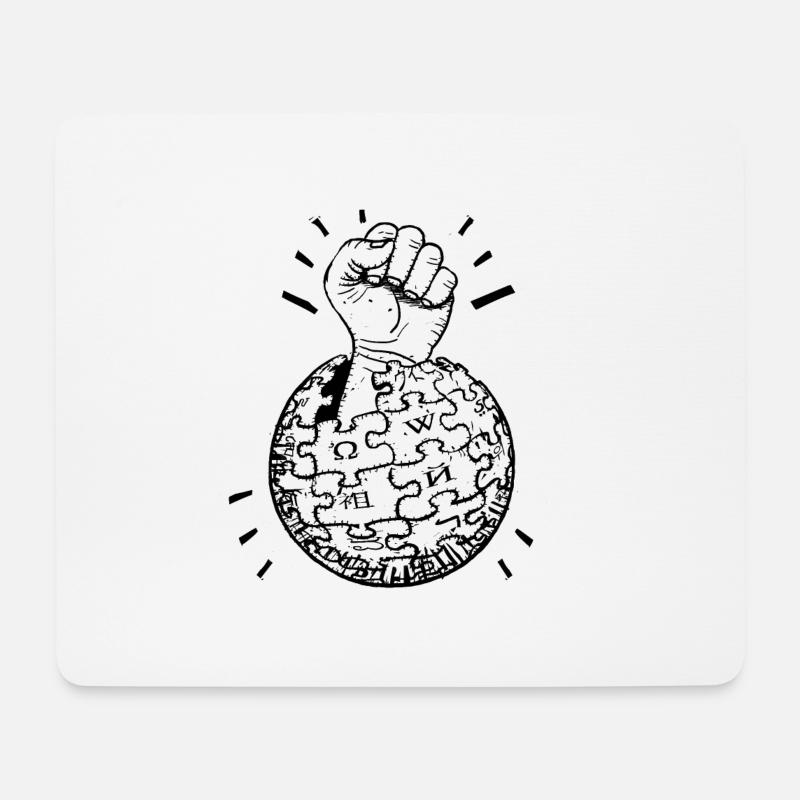 Wiki, Enzyklopädie - Mousepad (Querformat) - Weiß