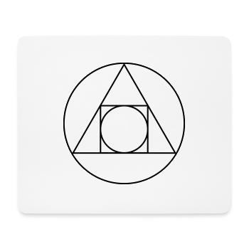 Zeichen der Alchemie - Mousepad (Querformat) - Weiß - Vorne