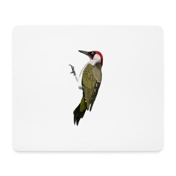 jz.birds Green Woodpix Illustration Illustration - Tapis de souris (format paysage) - blanc - Devant