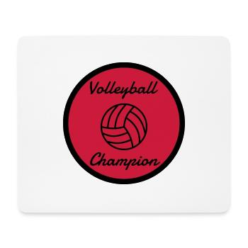 Volleyball - Volley Ball - Volley-Ball - Sport - Mouse Pad (horizontal) - white - Front