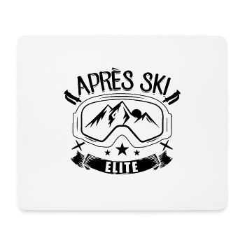 Apre Ski | Snowboard Snowboarder Idées Cadeaux Ski - Tapis de souris (format paysage) - blanc - Devant