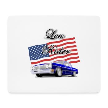 Low rider - Mouse Pad (horizontal) - white - Front