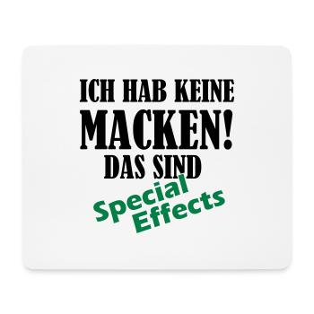 keine_macken_02 - Mousepad (Querformat) - Weiß - Vorne