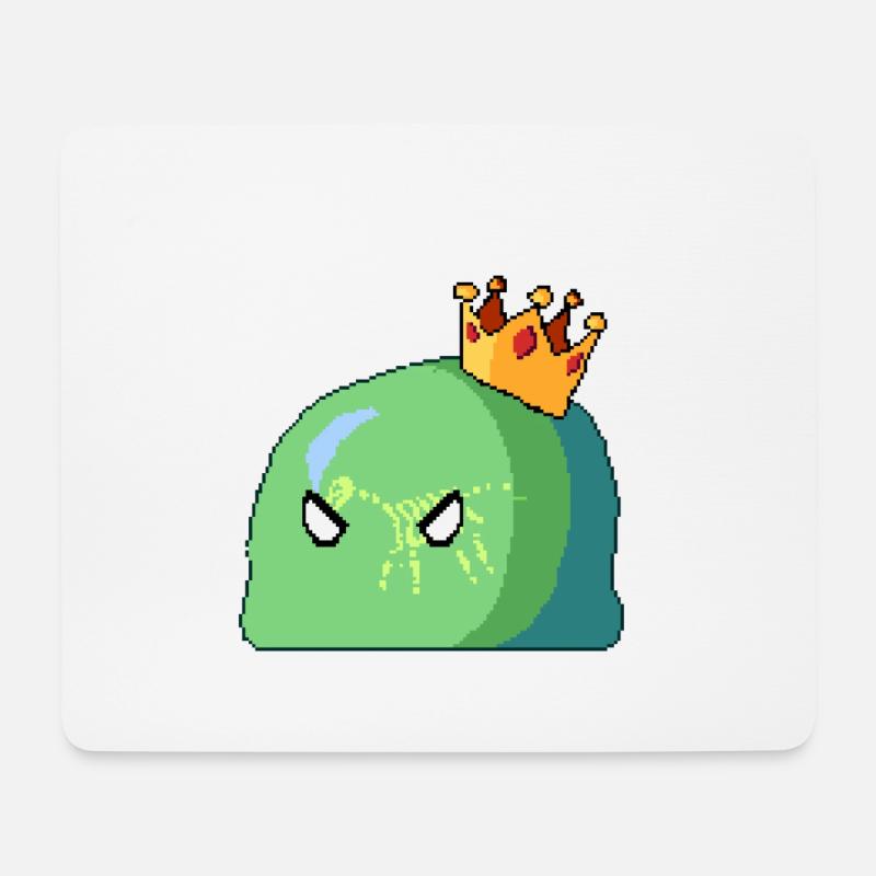 Schleimkönig - Mousepad (Querformat) - Weiß