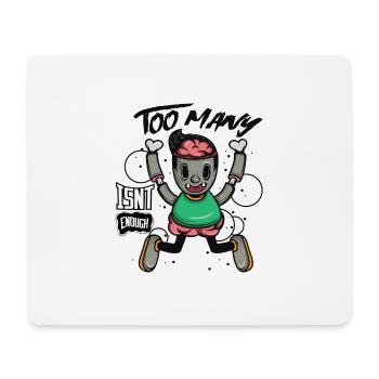 Hallo! Erhalten Sie dieses einzigartige - Mousepad (Querformat) - Weiß - Vorne