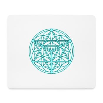 Same des Lebens & Tetrahedron - Mousepad (Querformat) - Weiß - Vorne