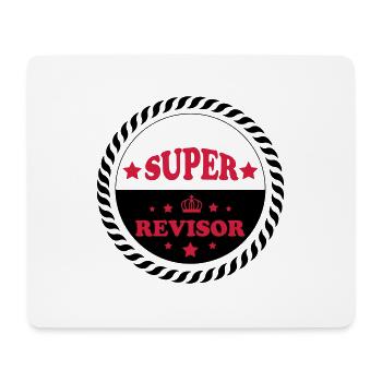 Super revisor - Mousepad (Querformat) - Weiß - Vorne