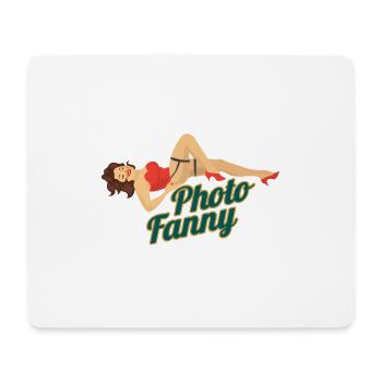 Aircraft Nose Art Photo Fanny Pin-Up Girl Geschenk - Mousepad (Querformat) - Weiß - Vorne