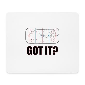 Ice Hockey | Sport Hockey Player Fan Gifts - Mouse Pad (horizontal) - white - Front