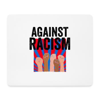 Anti racisme | Antifa contre les idées cadeaux - Tapis de souris (format paysage) - blanc - Devant