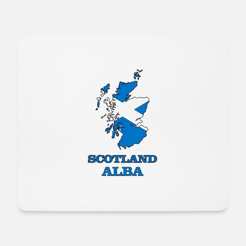 Schottland Morgendämmerung - Mousepad (Querformat) - Weiß